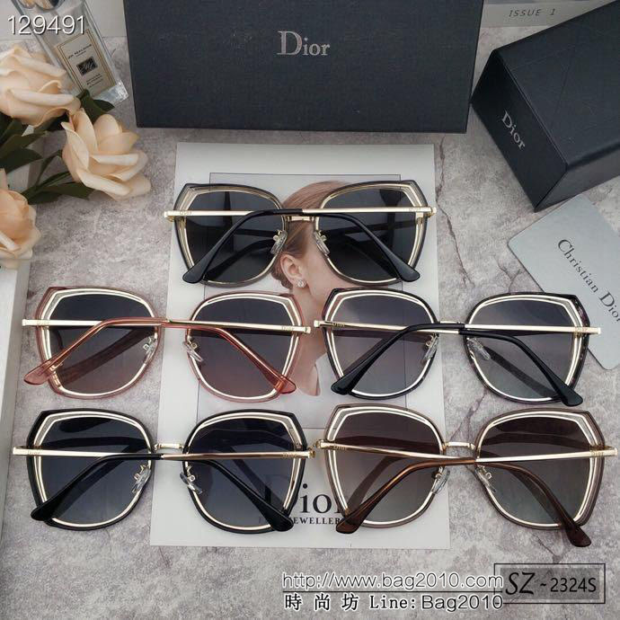 DIOR-迪奧 2019新款 太陽鏡 減輕強光負擔 遮擋有害光線防輻射 出行旅遊必備品 2324S  lly1459